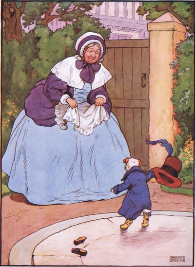 The Dame Made a Curtsey, the Dog Made a Bow, the Dame Said Your Servant, the Dog Said Bow-Wow by Frank Adams